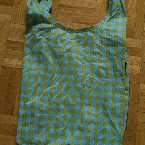 Baby Baggu Reusable - Mint Pixel Gingham - Picture 2 of 4